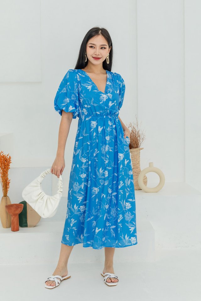 The Great Vineyard Relaxed Dress in Maya Blue