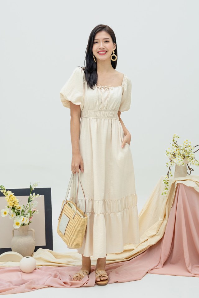 Sunday Morning Dress in Oat