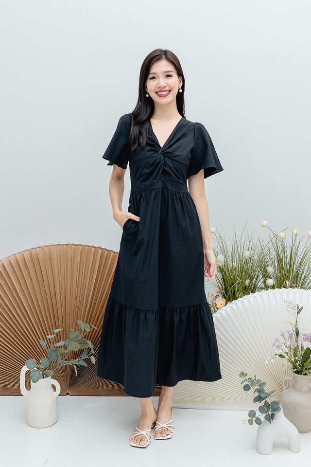 Knotty Affair Dress in Black