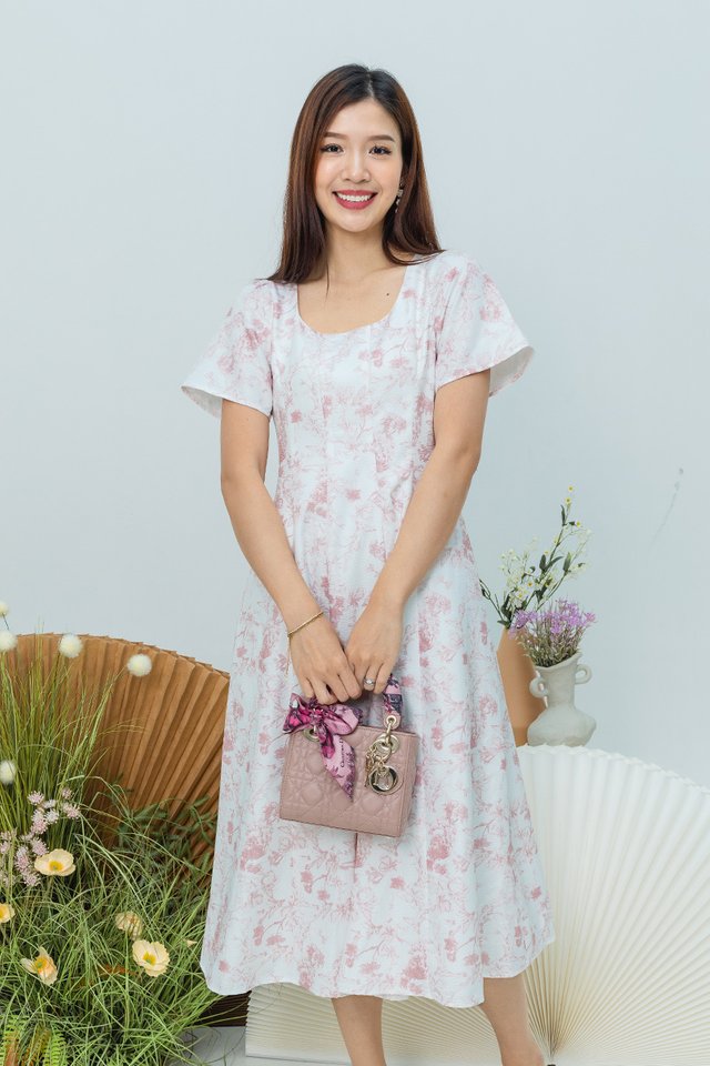 Blossom Lady Dress in Pink Porcelain