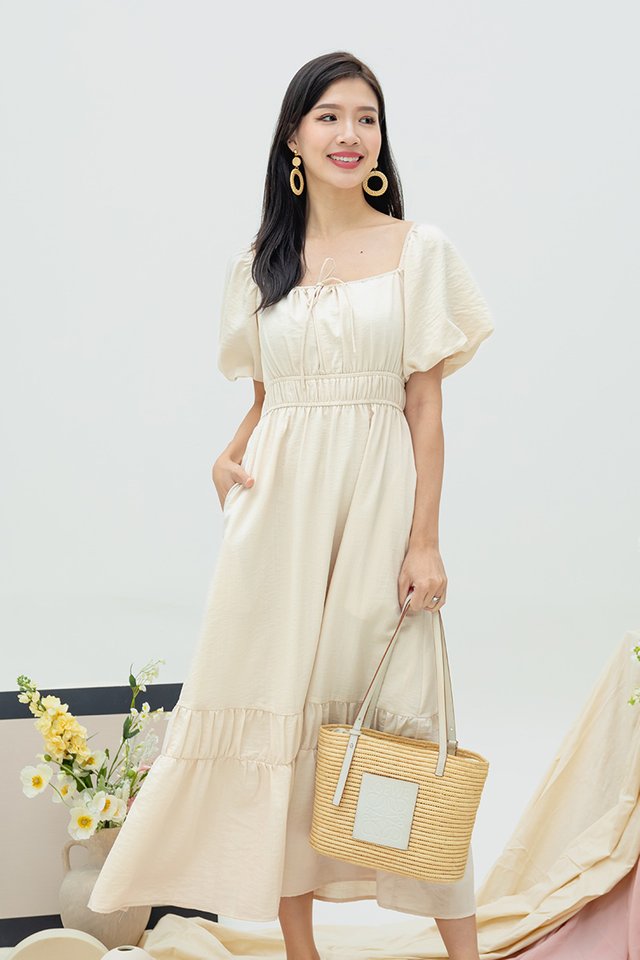 Sunday Morning Dress in Oat