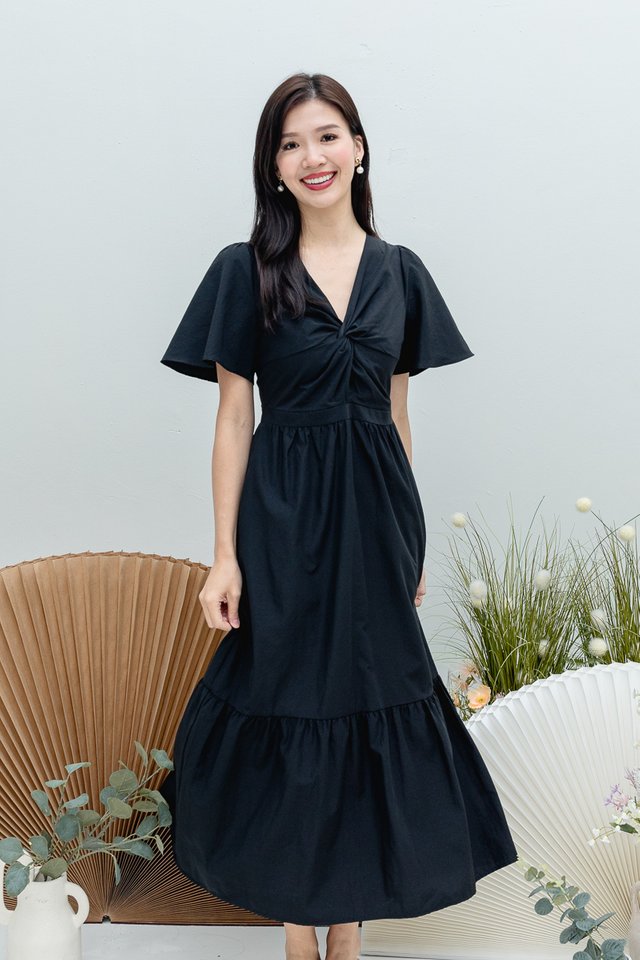 Knotty Affair Dress in Black