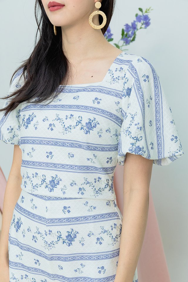 Porcelain Display Puffy Sleeves Top