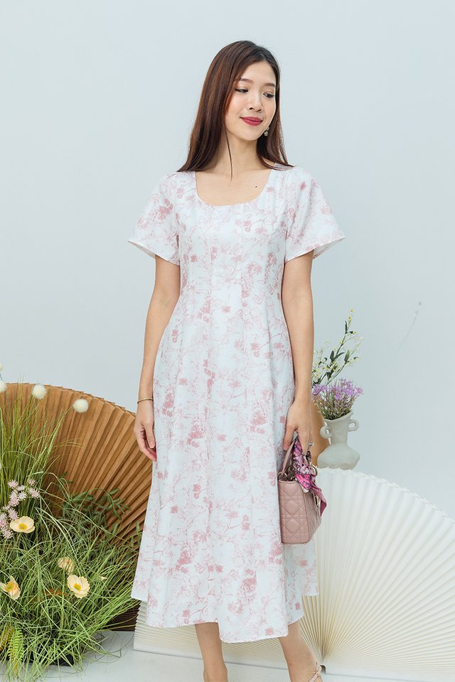 Blossom Lady Dress in Pink Porcelain