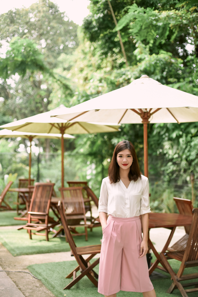 Catharina Culottes in French Pink