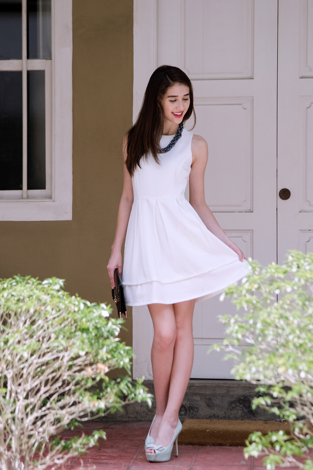 Annalise Dress in White