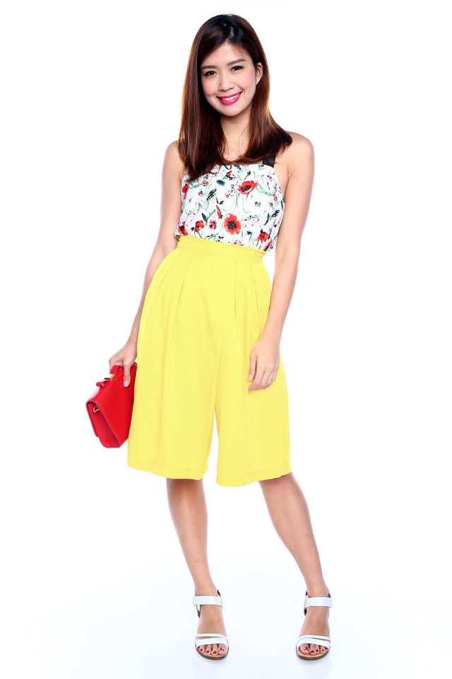 Jenelle Culottes in Yellow