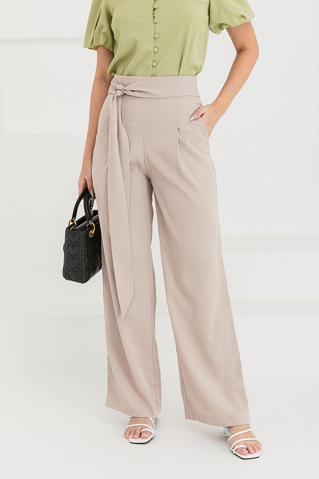 Long Miles Palazzo Pants in Sand